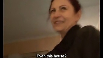 Amateur Czech Milf Gives A Public Blowjob And Takes A Pay For It