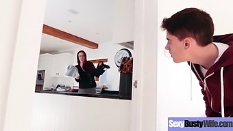 Mature Milf With Big Natural Tits Gets Fucked Hard