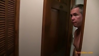 Teen With Big Natural Tits Gets A Bathroom Cumshot