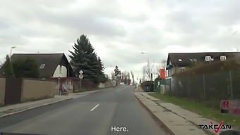 Van Driver Satisfies Insatiable Secretary With A Huge Load Of Cum In Public