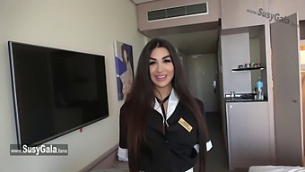 Latina Beauty Susy Gala Delivers A Mind-Blowing Hotel Room Service Experience