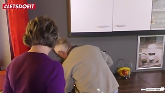 German Granny Goes Wild With Her Neighbor In A Steamy Fucking Session