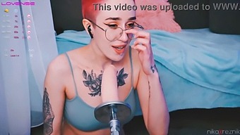 Cute Girl Takes On A Fuck Machine In This Steamy Video