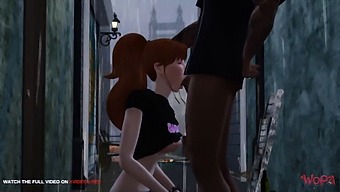 Makoto'S First Outdoor Affair - A Risqué Rendezvous On The City Streets