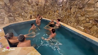 Our Friends And Us Had A Great Time At The Motel, Shared A Passionate Foreplay And Had A Satisfying Sex In Red And Sheer Lingerie