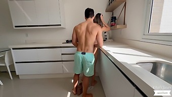 Adakham'S Kitchen Surprise: Hot Sex With A Stunning Brunette