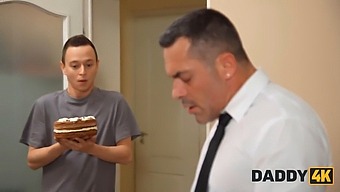 Amazing Euro Beauty Gets Caught Cheating With Stepdaddy
