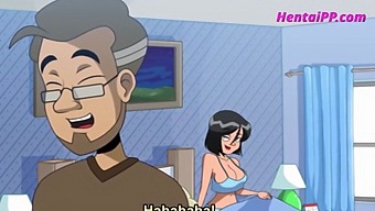 Mooie Moeder Met Perfect Lichaam Helpt Haar Stiefzoon Tot Een Orgasme (Cartoon)